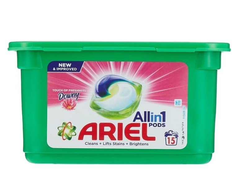 Ariel Pods with Downy 3 in 1 - 15 Tabs