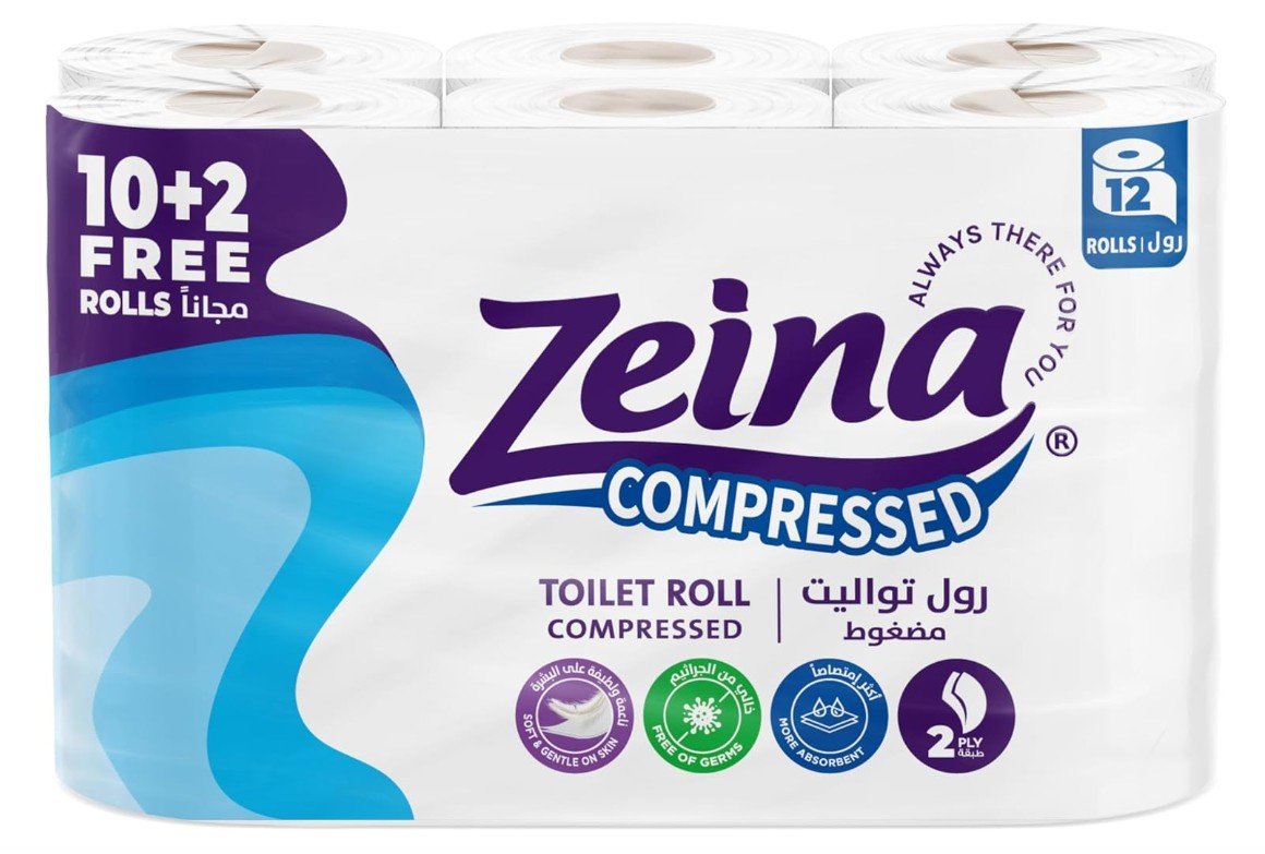 Zeina Compressed Toilet Rolls Zeina Compressed Toilet Rolls