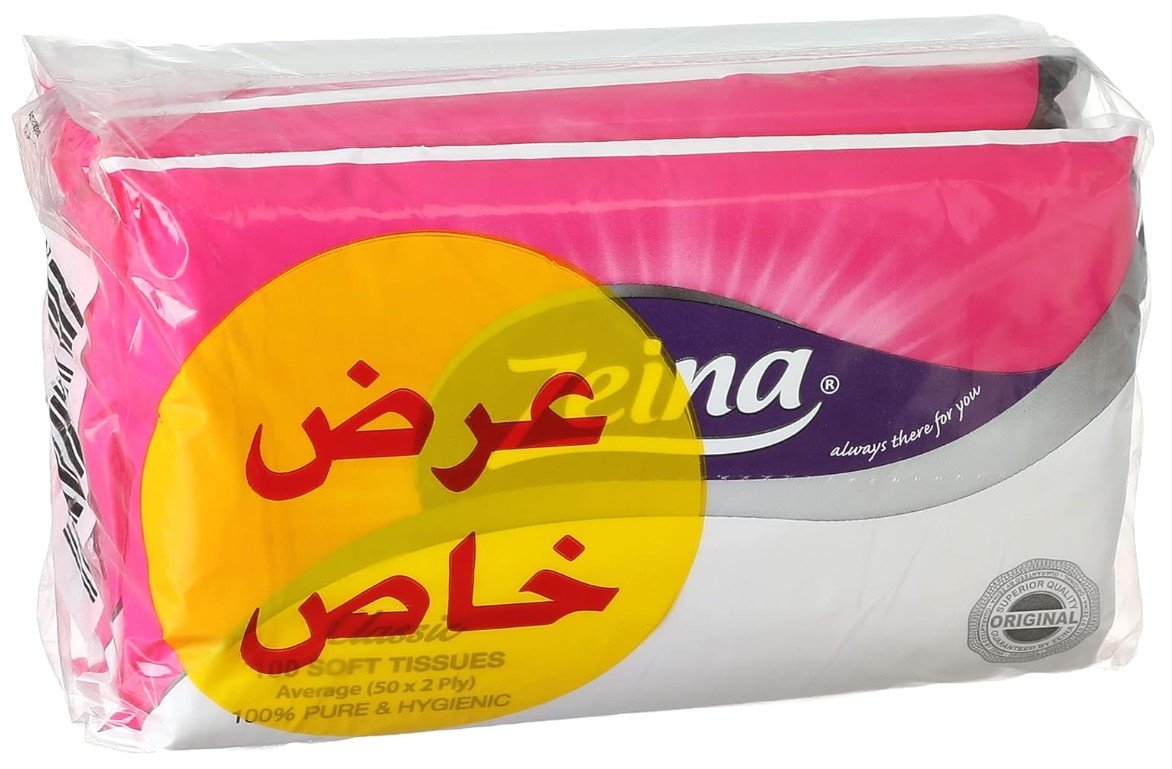 Zeina Set of Bags - 100 Tissues