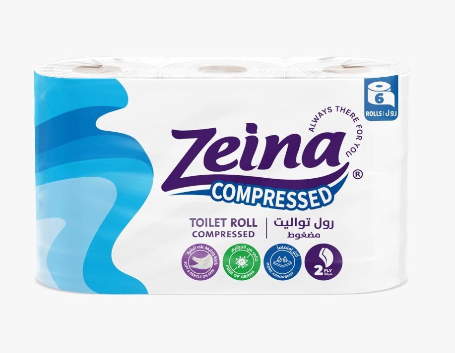 Zeina Compressed Toilet Tissue Rolls