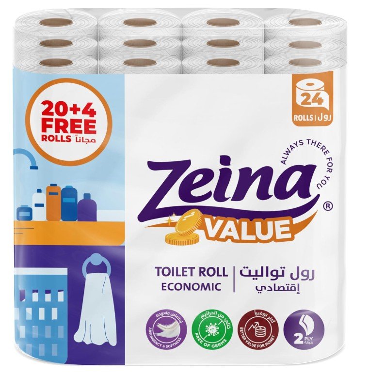 Zeina Toilet Economy Tissue Rolls