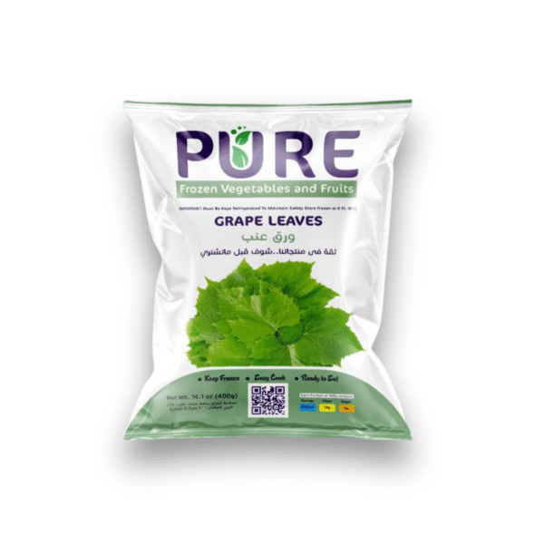 PURE Frozen Grape Leaves – 400g