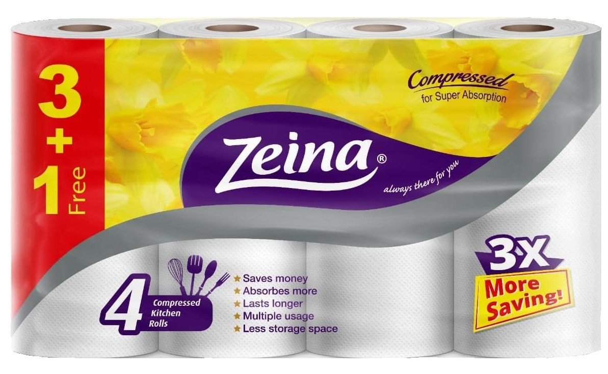 Zeina Kitchen Compressed Tissue Yellow