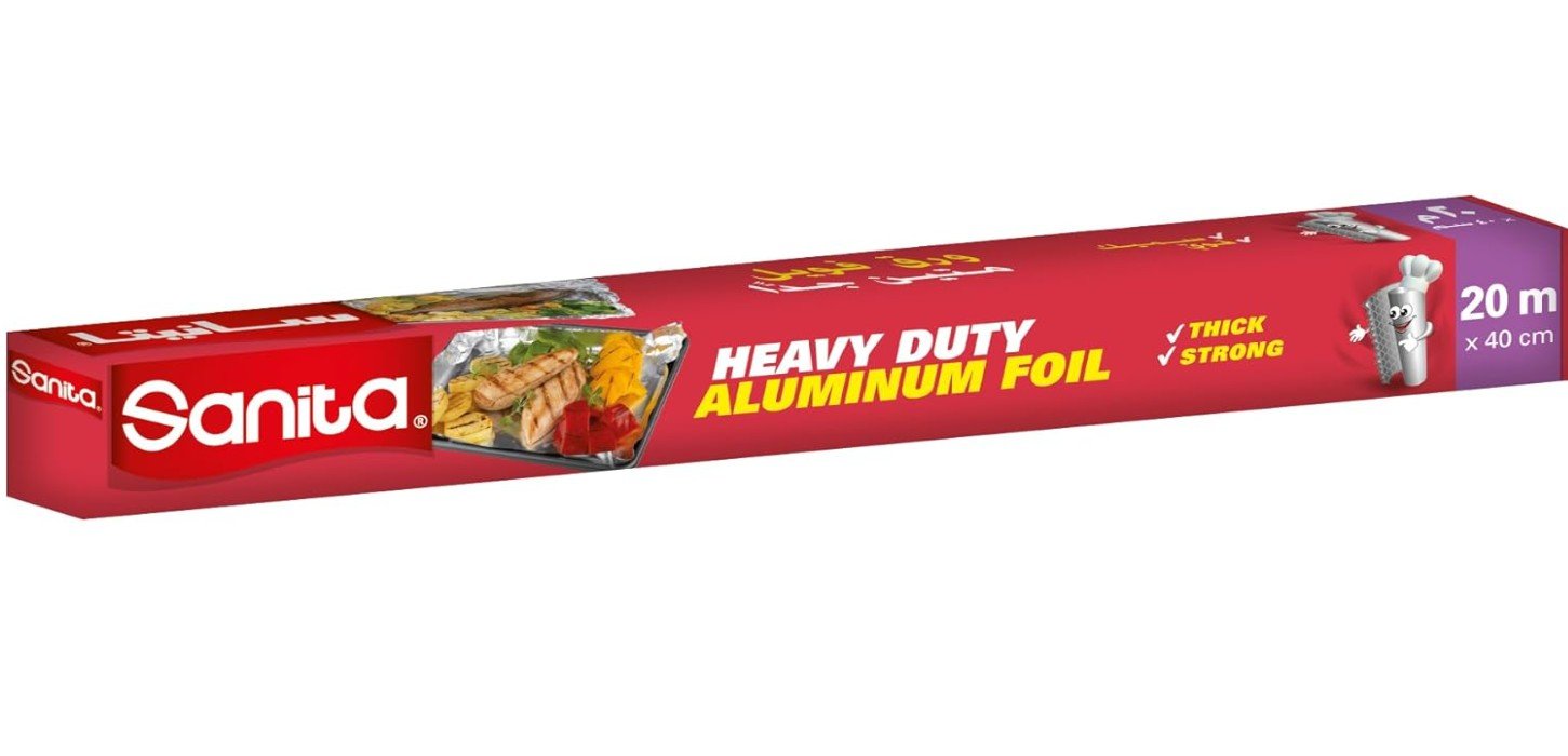 Sanita Heavy-Duty Aluminum Foil Sanita Heavy-Duty Aluminum Foil