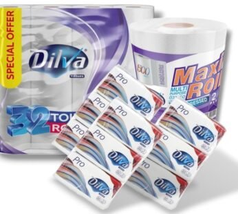 Dilva Company Premium Toilet Tissue Rolls