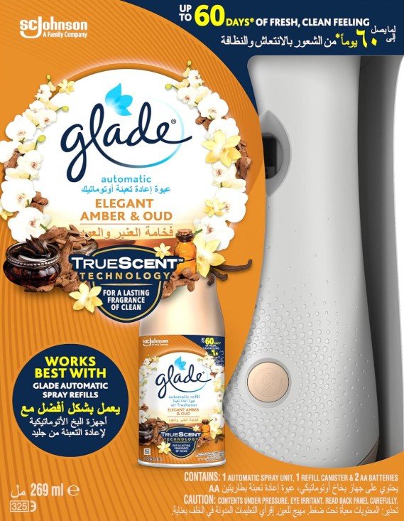 Glade Automatic Spray Holder - Elegant Starter Kit