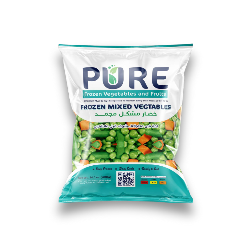 PURE Frozen Mixed Vegetables – 400g PURE Frozen Mixed Vegetables – 400g