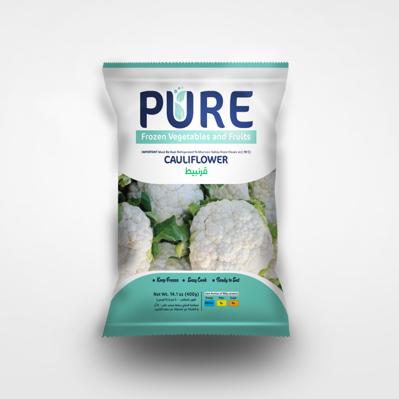 PURE Frozen Cauliflower – 400g