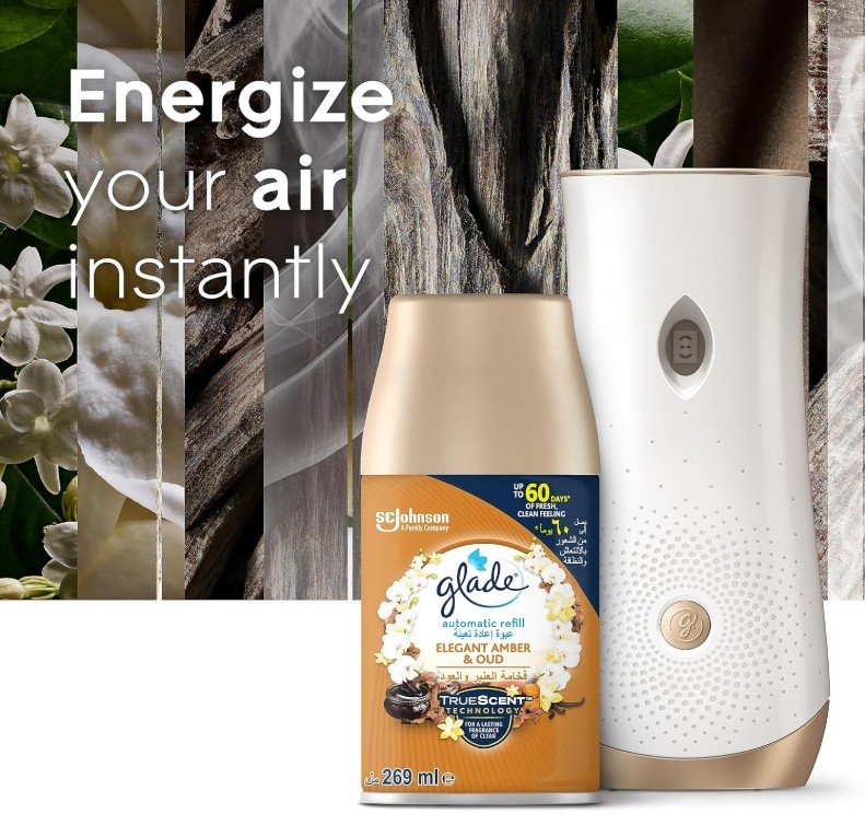 Glade Automatic Spray Refill - Elegant Amber