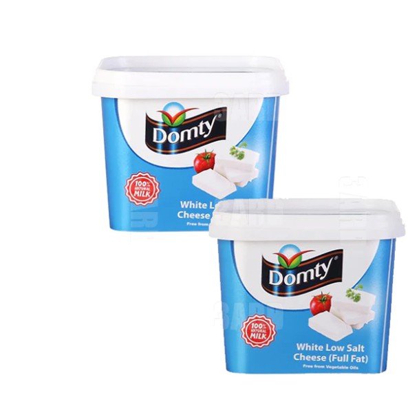 Domty White Low Salt Cheese