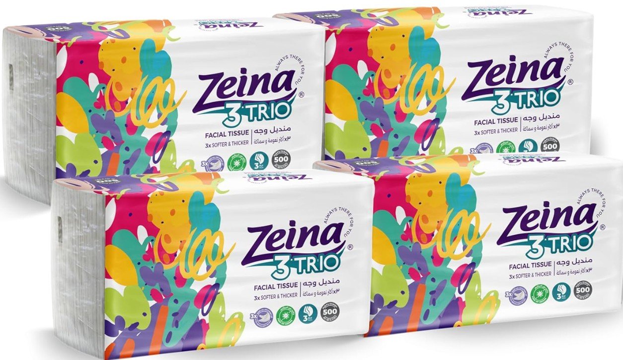 Zeina 500 Tissue Bag TRIO