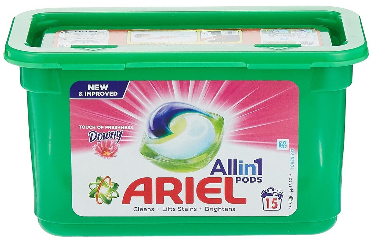 Ariel Pods with Downy 3 in 1 - 15 Tabs