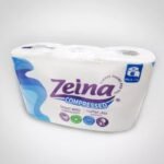 Zeina Compressed Toilet Roll - 8 Rolls