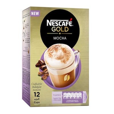Nescafe Mocha Instant Coffee Mix – 18 Gram – 12 Sachets
