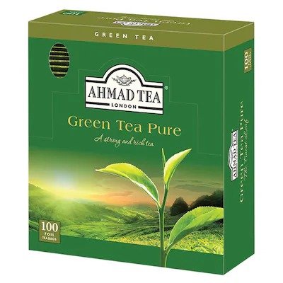 Ahmad Tea Green Tea - 100 Foil Tea Bags