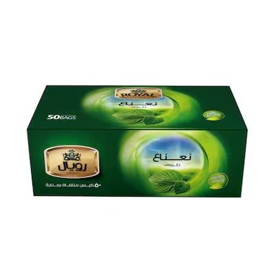 Royal Herbs Tea Bags With Mint - 50 Sachets