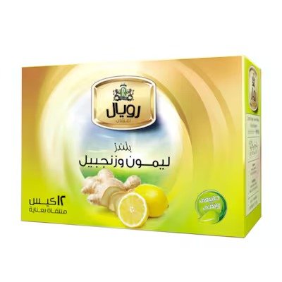 Royal Herbs Lemon & Ginger - 12 Tea Bags