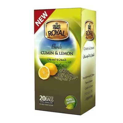 Royal Herbs Cumin & Lemon - 25 Tea Bags