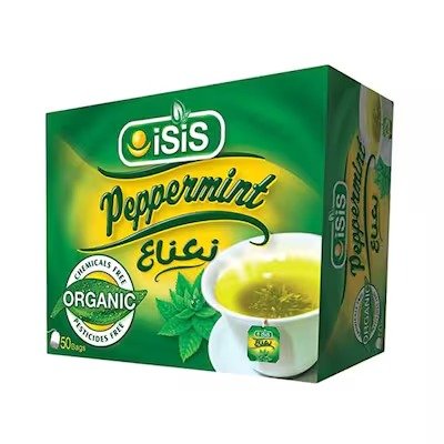 Isis Natural Egyptian Peppermint Flavour Herbal Tea - 50 Sachets