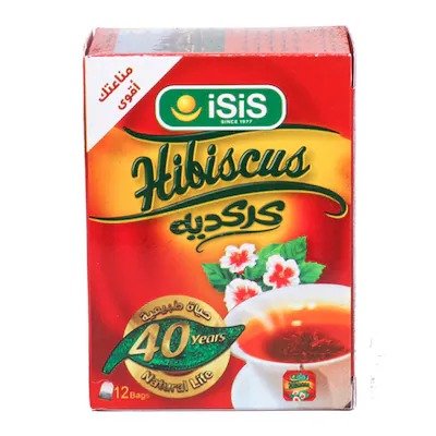 Isis Natural Hibiscus Herbs Tea – 12 Bags