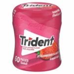 Trident Sugar-Free Strawberry Chewing Gum - 60 Pieces