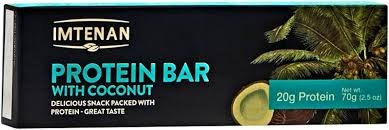 Imtenan Coconut Protein Bar - 70g