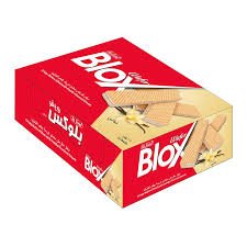 Blox Wafer with Vanilla Cream Filling - 24 gm - 12 Pieces
