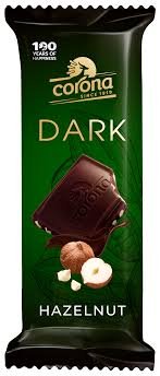 Corona Dark Chocolate with Hazelnut - 1 Piece