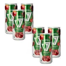 V7 Sparkling Drink - Pomegranate Flavor - 300ml