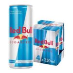 Red Bull Energy Drink - Sugar Free - 250ml (4 Pack)