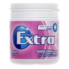 Extra Bubblemint Sugar-Free Gum - 60 Pieces