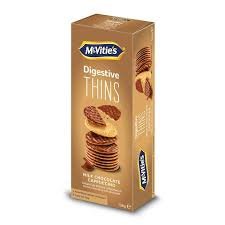 McVitie's Digestive Biscuit Thins with Milk Chocolate Cappuccino - 150g