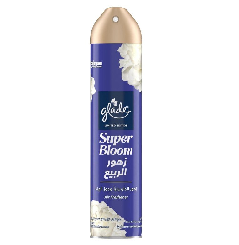 Glade Aerosol Super bloom Air Freshener, Refresh Every Room In Your Home, 300ml