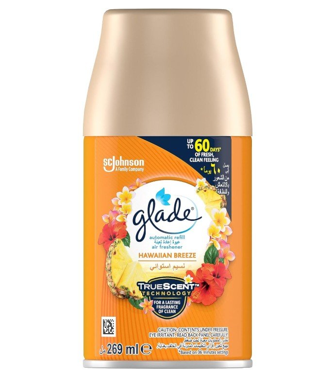 Glade Automatic Refill Hawaiian Breeze Home Fregrance,269 Ml -Automatic Hawaiian Breeze Home Freshener Refil