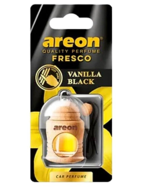 Areon Fresco Vanilla Black Car Perfume