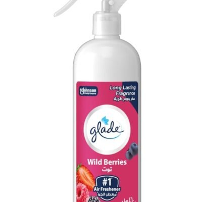 Glade Multispray Berries Air Freshener, Eliminates Unwanted Odour On both Air & Fabric, 460ml
