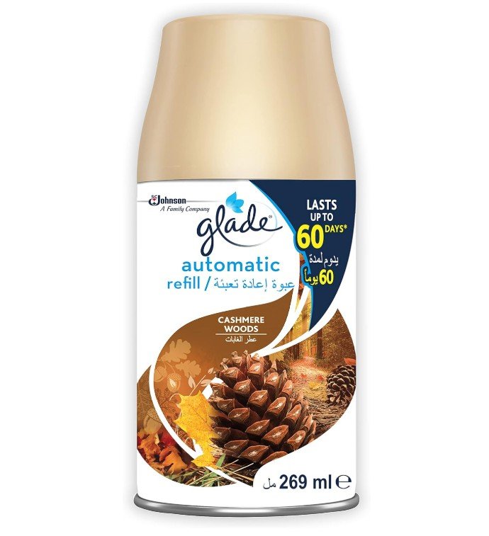 Glade Automatic Spray Refill - Cashmere Woods, 175g Glade Automatic Spray Refill - Cashmere Woods, 175g