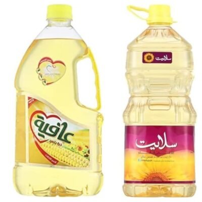 Slite corn oil 2.2L & Afia sunflower oil 2.25L