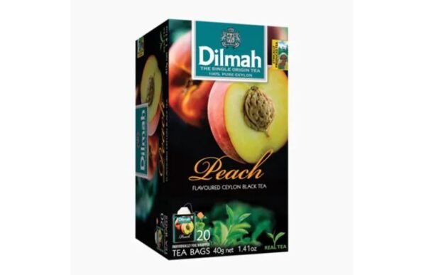 Dilmah Peach Ceylon Green Tea - 20 Bags