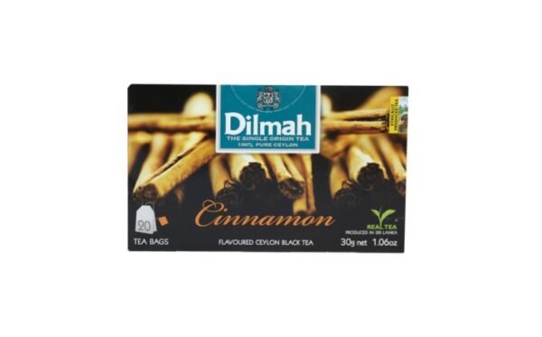 Dilmah Cinnamon Ceylon Black Tea-20 Bags