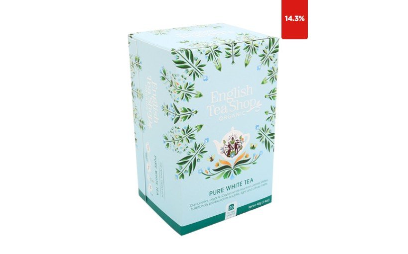 English Tea Shop White Tea -20Envelopes English Tea Shop White Tea -20Envelopes