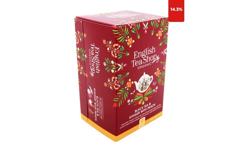 English Tea Shop Tea&ginger&Peach-20 Env