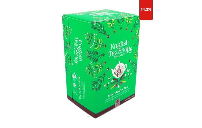 English Tea Shop Black Tea& Mint-20 Env English Tea Shop Black Tea& Mint-20 Env