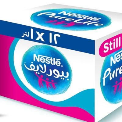 Nestlé Pure Life Natural Drinking Water - 1 Liter - 12 Bottle