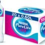 Nestlé Pure Life Bottled Drinking Water - 600 ml - Pack of 20