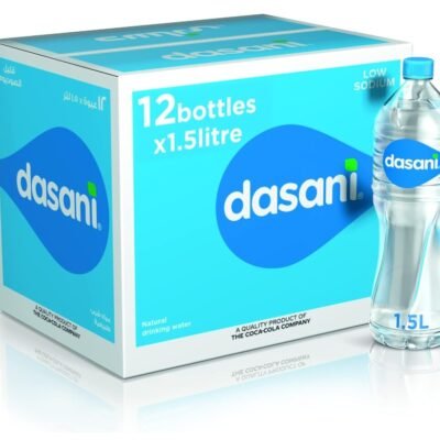 Dasani Natural Drinking Water - 1.5 Liter - 12 Pieces