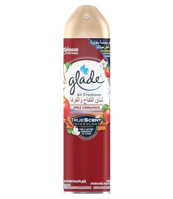 Glade aerosol apple cinnamon home fregrance, 300ml