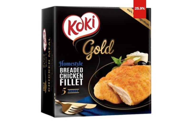 Koki Gold Breaded Chicken Fillet Koki Gold Breaded Chicken Fillet