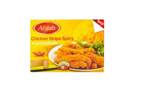 Atyab Spicy Chicken Stripes - 400g