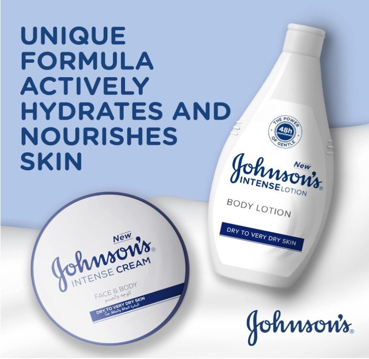 JOHNSON'S Intense Nourishment Body Cream